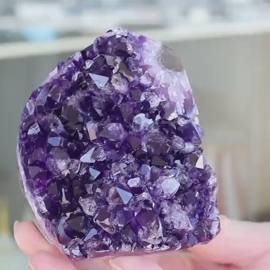 Amethyst Geode Cluster 553g Natural Crystal Cluster Purple Quartz Home Decor Unique Gift Raw Amethyst Stone