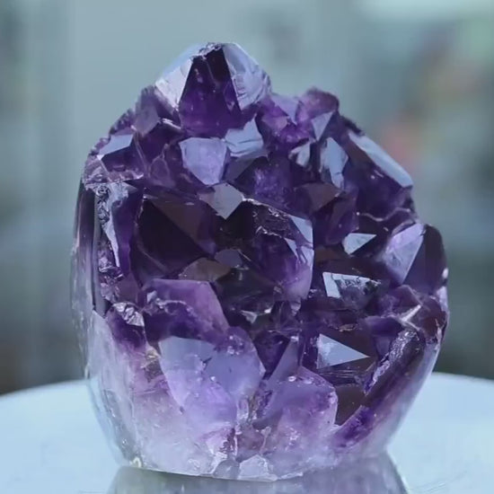 Amethyst Crystal Cluster, Deep Purple Amethyst, Natural Amethyst Crystal, Raw Amethyst, Purple Crystal, Quartz Crystal, 291g